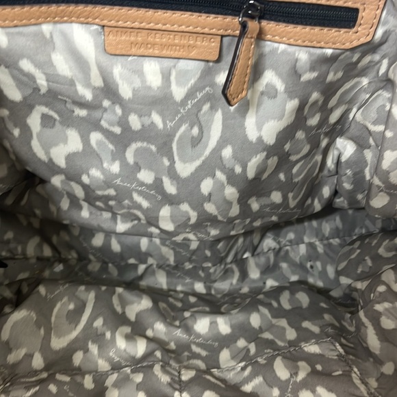 Aimee Kestenberg Sunbury Tan Calf Leather Tote BLEMISH - Picture 9 of 10